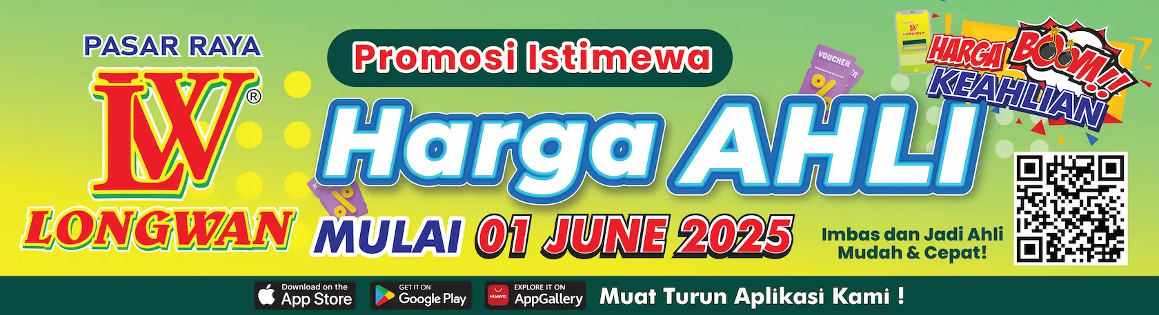 Harga Ahli bermula dari 1 Jun 2025.