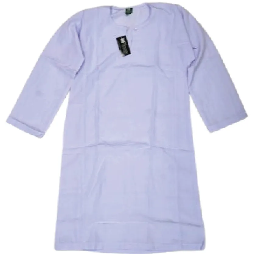 BAJU KURUNG RENDAH KOSHIBO WHITE ANNIL (22-40 SIZE) SEHELAI