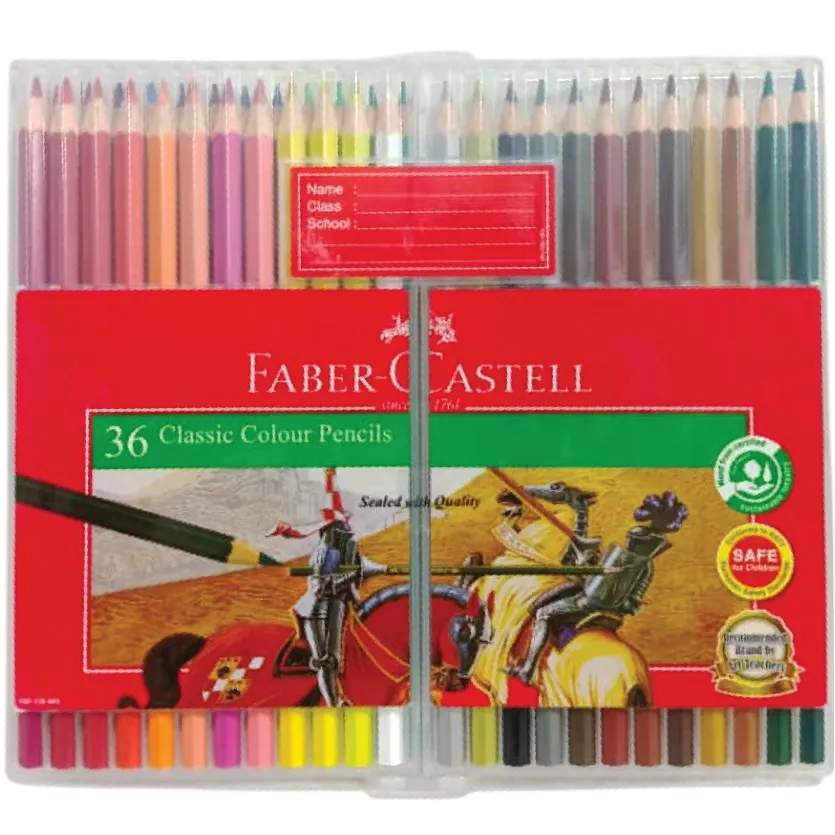 FABER-CASTELL COLOUR PENCIL CLASSIC 36L 1 BOX