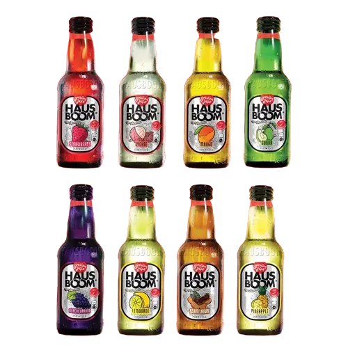 HAUSBOOM SPARKLING JUICE (ASSORTED) 275ML