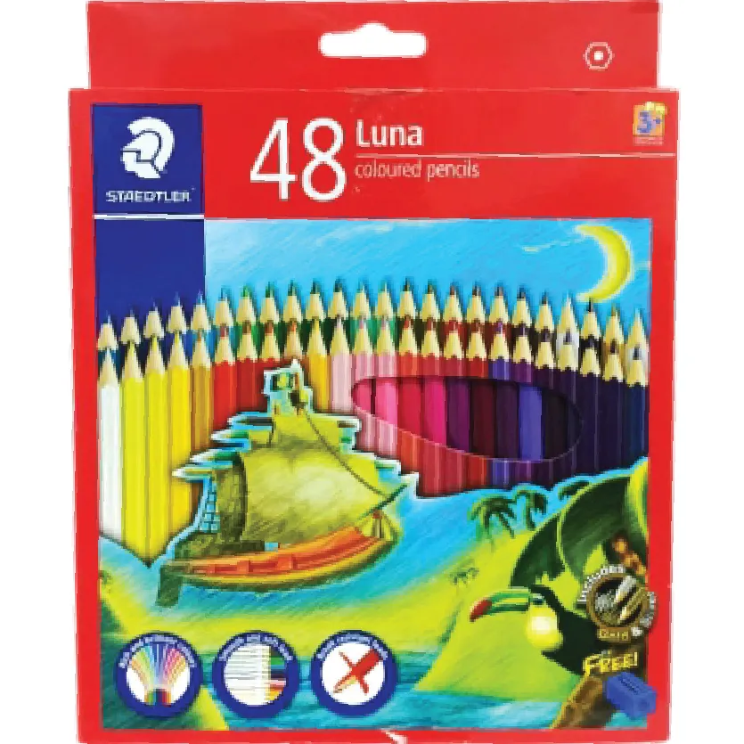 LUNA PERMANENT COLOUR PENCIL (48'S) 1 BOX