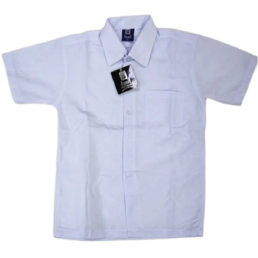 SCHOOL WHITE SHIRT SHORT SLEEVE (12-23 SIZE) KOSHIBO (ANNIL) SEHELAI