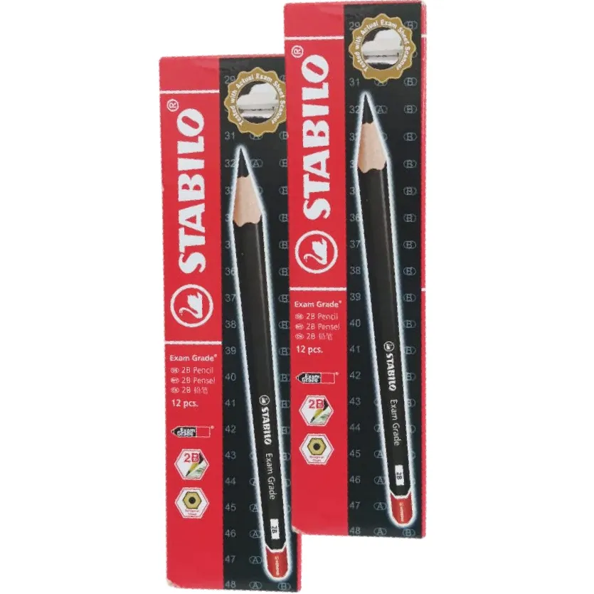 STABILO EXAM GRADE 2B PENCIL (12'S) 1 BOX